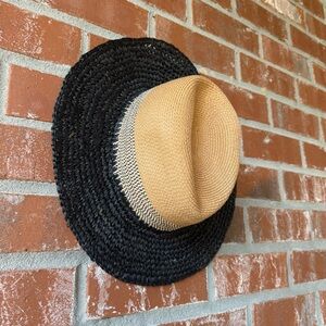 Echo New York Black and Brown Sun Hat